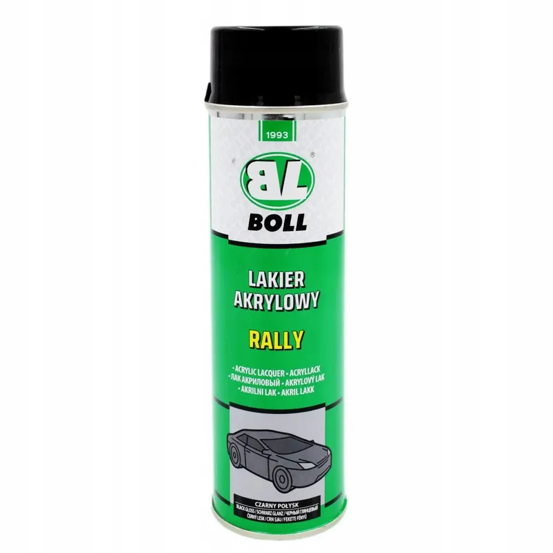 Szybka dostawa Lakier akrylowy Boll 001012 Rally czarny połysk 500 ml