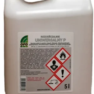 Nowość ROZCIEŃCZALNIK ROZPUSZCZALNIK UNIWERSALNY 5L RADOM