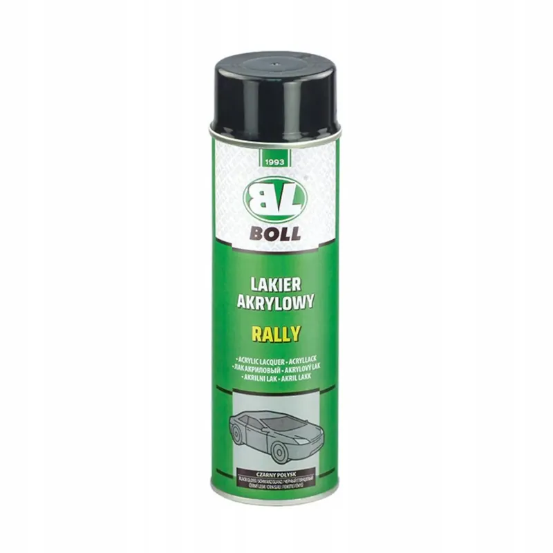 Lakier akrylowy Boll 001011 Rally czarny mat 500 ml Oryginalny
