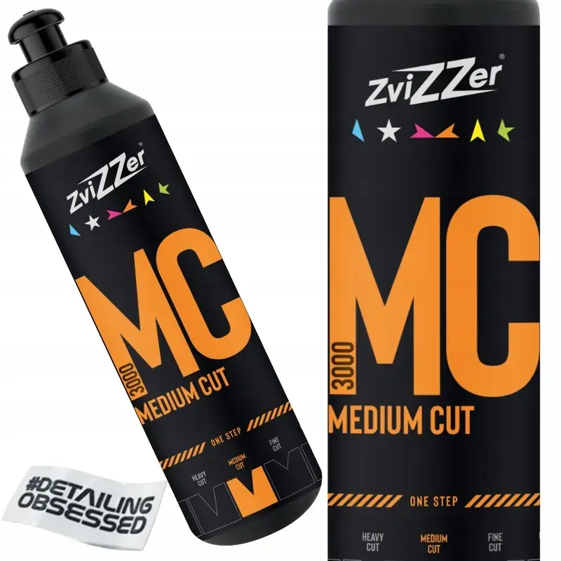 Zvizzer MC3000 MEDIUM CUT pasta polerska 250ml Wysoka jakość