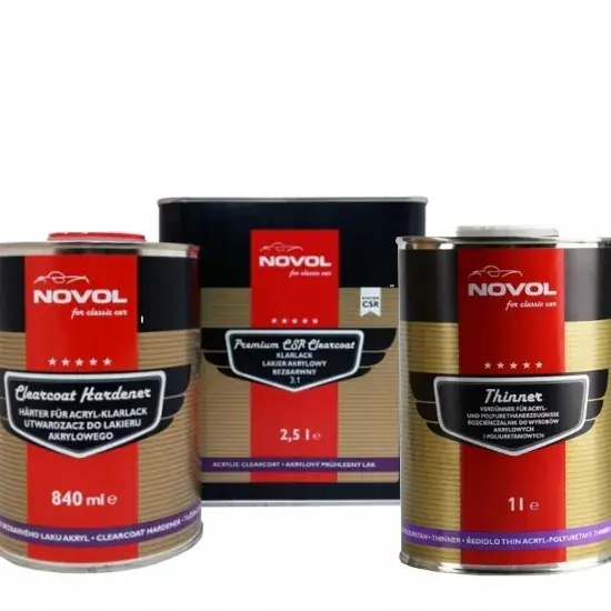 Niska cena NOVOL PREMIUM CSR CLEARCOAT 3,3L + ROZCIEŃCZALNIK
