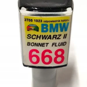 Zaprawka lakier do rys 10ml BMW 668 SCHWARZ II bonnet fluid usuń rysy Najlepsza cena