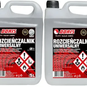 Autentyczny DORIS ROZPUSZCZALNIK UNIWERSALNY ROZCIEŃCZALNIK 10L