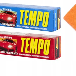 ZESTAW TEMPO PASTA LEKKOŚCIERNA I NABŁYSZCZAJĄCA Tani