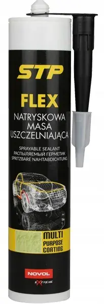 Novol Stp Flex Masa Natryskowa 290Ml - Czarna Darmowa dostawa
