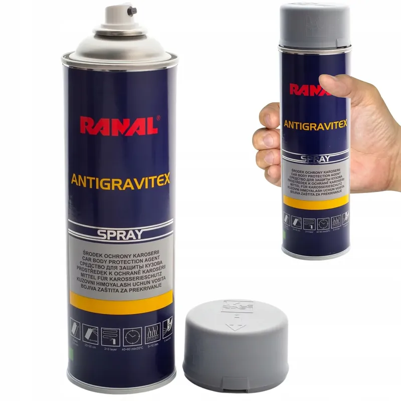 Tani Baranek na progi Długotrwała ochrona karoserii jakość Odporność Szary 500ml