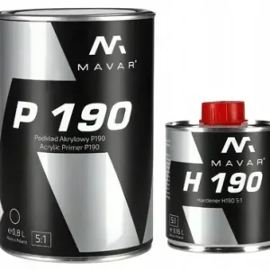 MAVAR P190 PODKŁAD AKRYLOWY 2K 5:1 0,96L CZARNY Oferta