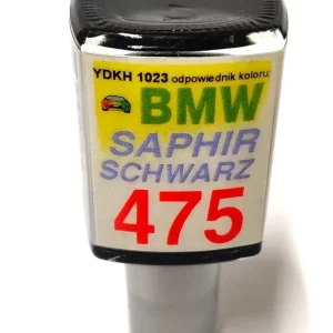 Zaprawka lakier do rys 10ml BMW 475 Saphir Schwarz Black czerń usuń rysy Tani