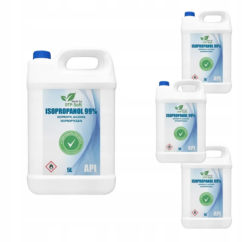 20L Alkohol izopropylowy IPA 99,9% izopropanol 4 x 5 litrów Premium