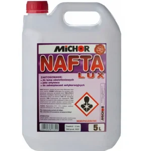 MICHOR NAFTA OŚWIETLENIOWA UNIWERSALNA DO PIECYKOW I LAMP 5L Niska cena