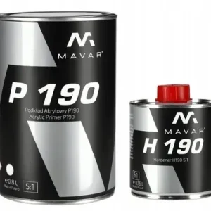 MAVAR P190 PODKŁAD AKRYLOWY 2K 5:1 0,96L BIAŁY Niska cena