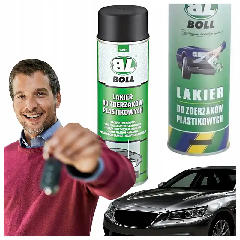 Lakier Boll do zderzaków plastikowych 500ml czarny Popularny
