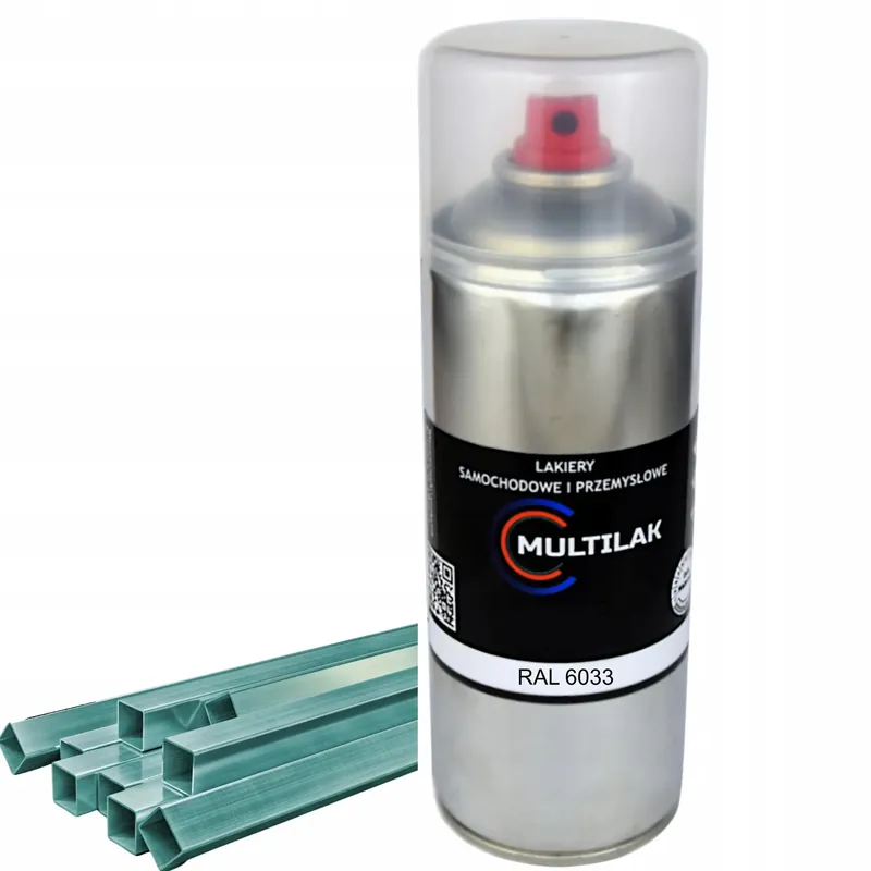 Lakier farba w sprayu do aluminium RAL 6033 Mat Nowość