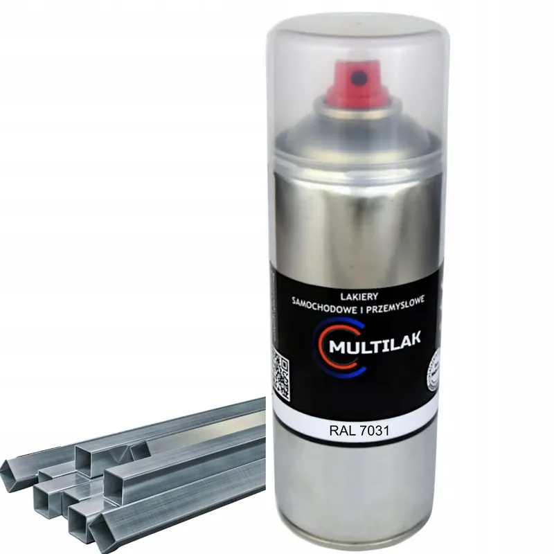 Lakier farba w sprayu do aluminium RAL 7031 Mat Oryginalny