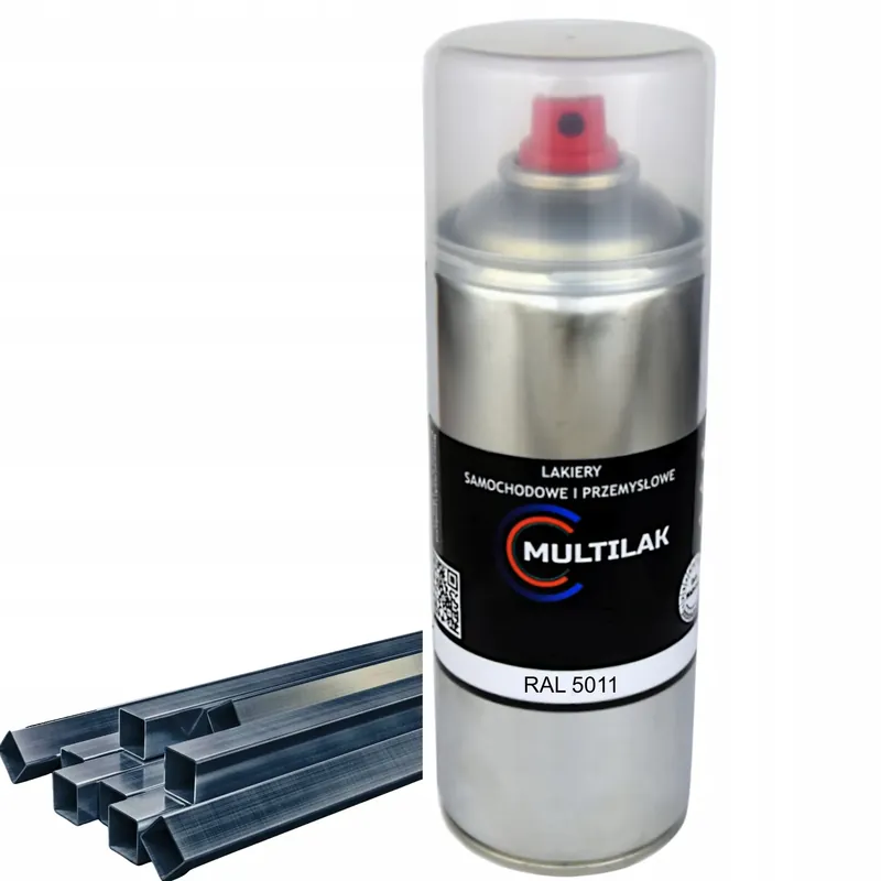 Oferta limitowana Lakier farba w sprayu do aluminium RAL 5011 Mat