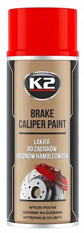 Lakier Do Zacisków Hamulcowych Czerwony 400 ml K2 Promocja