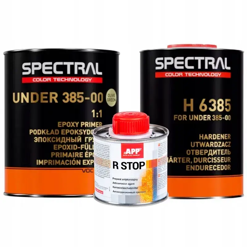 Spectral Podkład Epoksydowy Under 385-00 1,6L - App R stop 100ml Ekspresowa dostawa