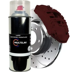 Ekspresowa dostawa Farba w Sprayu do zacisków hamulcowych RAL 3007 Połysk