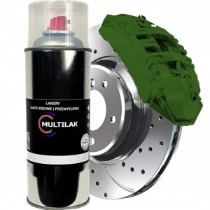 Farba w Sprayu do zacisków hamulcowych RAL 6002 Połysk Tani