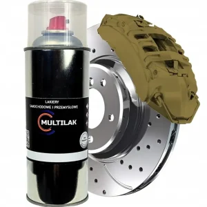 Farba w Sprayu do zacisków hamulcowych RAL 8000 Połysk Oryginalny