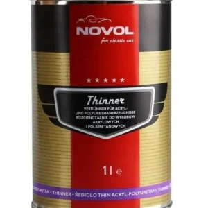 Novol For Classic Car Thinner Rozcieńczalnik Akryl Bezpieczna płatność