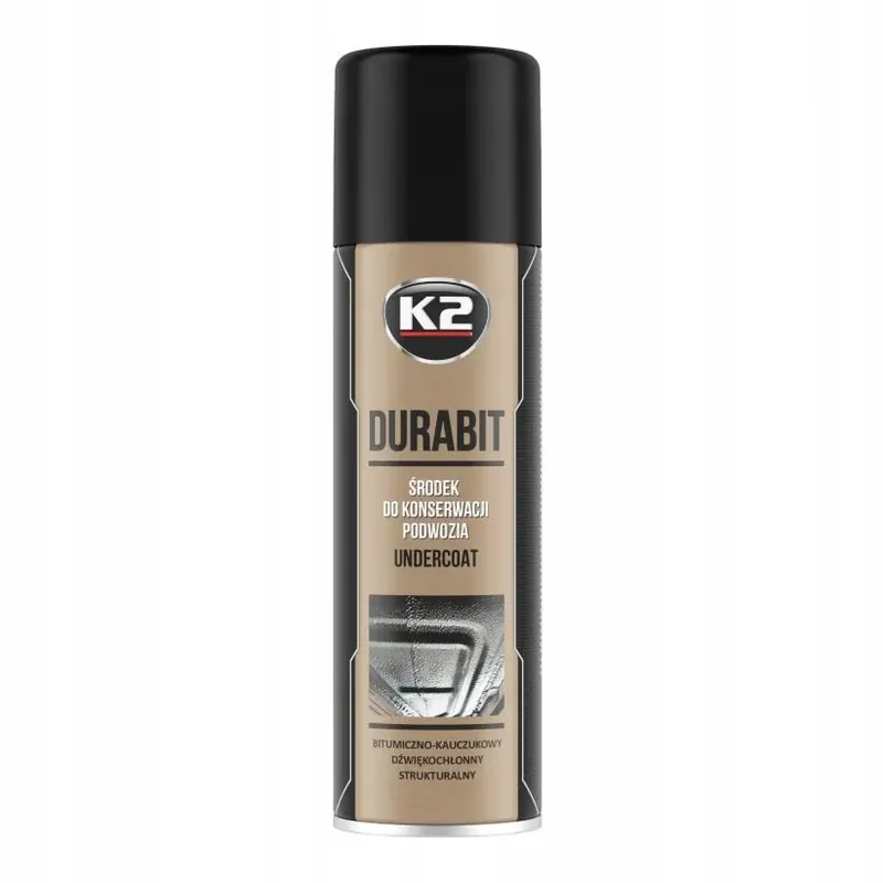 K2-DURABIT CZARNY DO KONSERWACJI PODWOZIA SPRAY 500ML Nowość