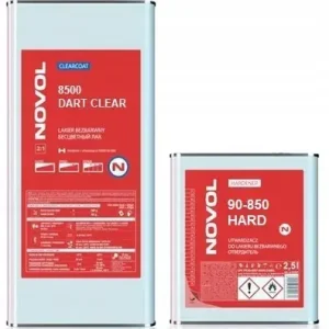 Novol Dart 8500 7,5l komplet lakier bezbarwny 5+2,5l Rabat