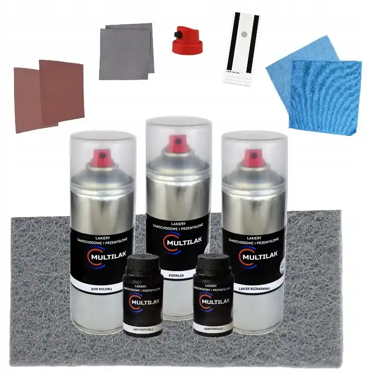 Wysoka jakość DUŻY ZESTAW NAPRAWCZY LAKIER SAMOCHODOWY SPRAY SET Seat LC8Z