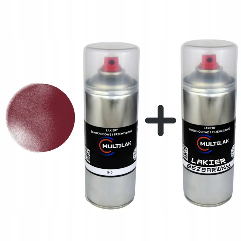 Bezpieczna płatność Lakier spray Mercedes Benz 540 + Lakier KLAR