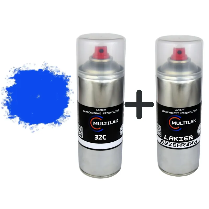 Ekspresowa dostawa Lakier spray Mazda 32C + Lakier KLAR