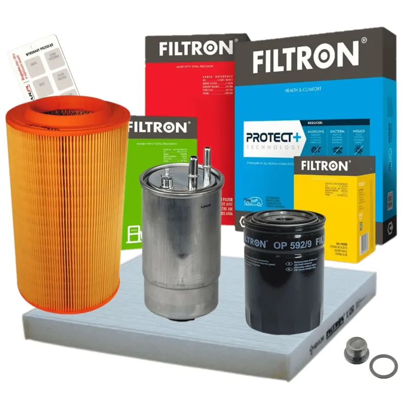 Peugeot Boxer 3 III 3.0 HDi od 2012 4 filtry Filtron i korek Pełna ochrona Popularny