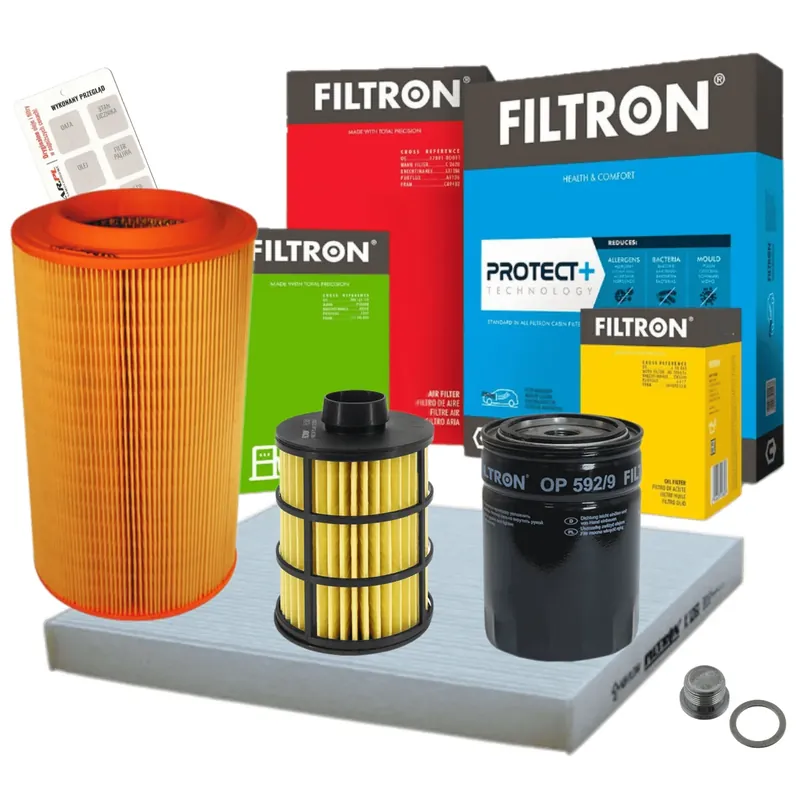 Tani Peugeot Boxer 3 III 3.0 HDi 2006- 4 filtry Filtron i korek Pełna ochrona