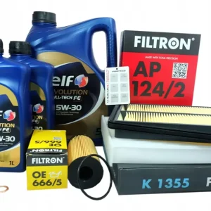 3xFiltr + olej 5W30 Nissan Qashqai 1.6 dCi 2013- Rabat