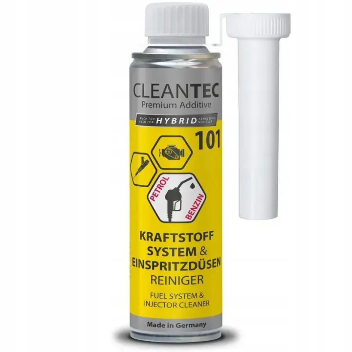 Zwrot pieniędzy CleanTEC Czyszczenie układu paliwa wtryskiwaczy usuwa wodę BENZYNA 101