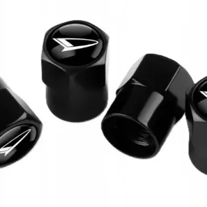 DAIHATSU NAKRĘTKI NA WENTYL komplet-4szt Czarne Zwrot pieniędzy