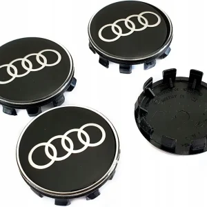 AUDI A2 A3 A4 A6 Q2 Q3 Q5 Q7 DEKIELKI ZNACZKI KAPSLE DO FELG ATT 56mm/54mm Autentyczny