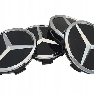 Premium DEKLE DEKIELKI ZAŚLEPKI FELG KAPSLE MERCEDES 60MM komplet 4 szt