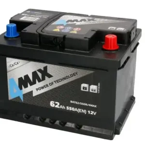 Oryginalny Akumulator 62Ah 550A 4MAX BAT62/550R P+