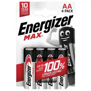 Autentyczny Baterie Energizer Max Alkaliczne AA LR6 E91 Blister 4 szt.