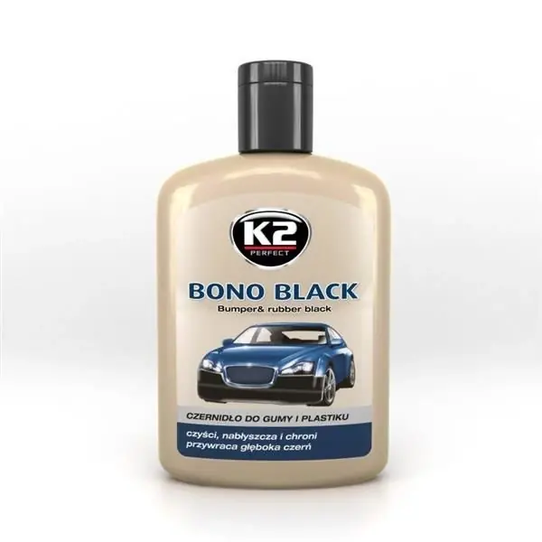 Czernidło do gumy i plastiku - K2 Bono Black 250ml Tani